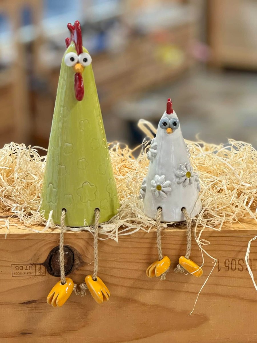 Grande poule à pattes